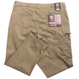 Weather Proof Dakota Utility Pants Men’s 40X30 Green Work Casual Stretch Trouser